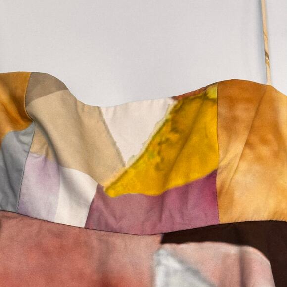 ASOS EDITION Empire Cami Maxi Dress in Pastel Abstract Boho Print Women’s Sz 0 - Picture 5 of 16